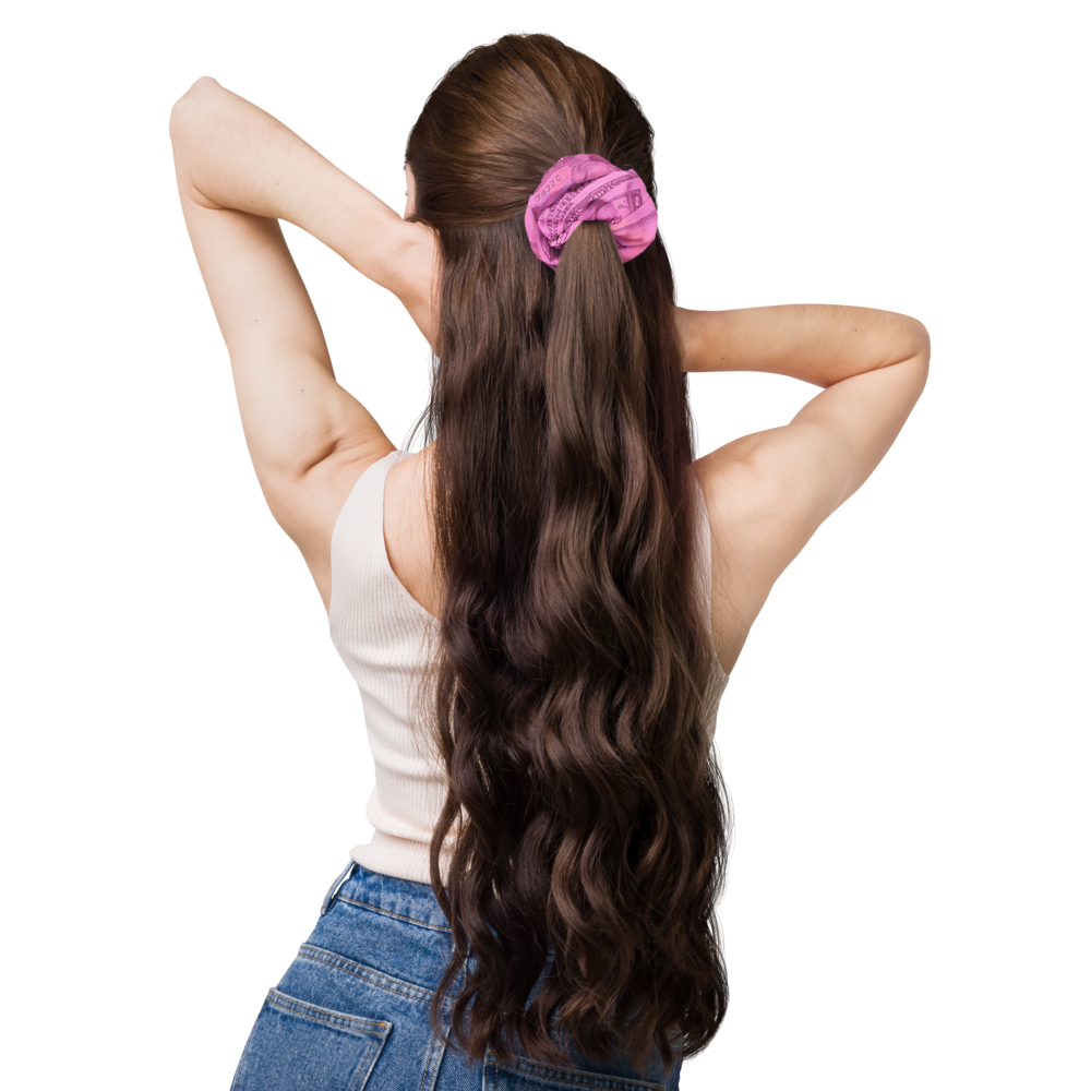 Benjamins Pink Money Scrunchie