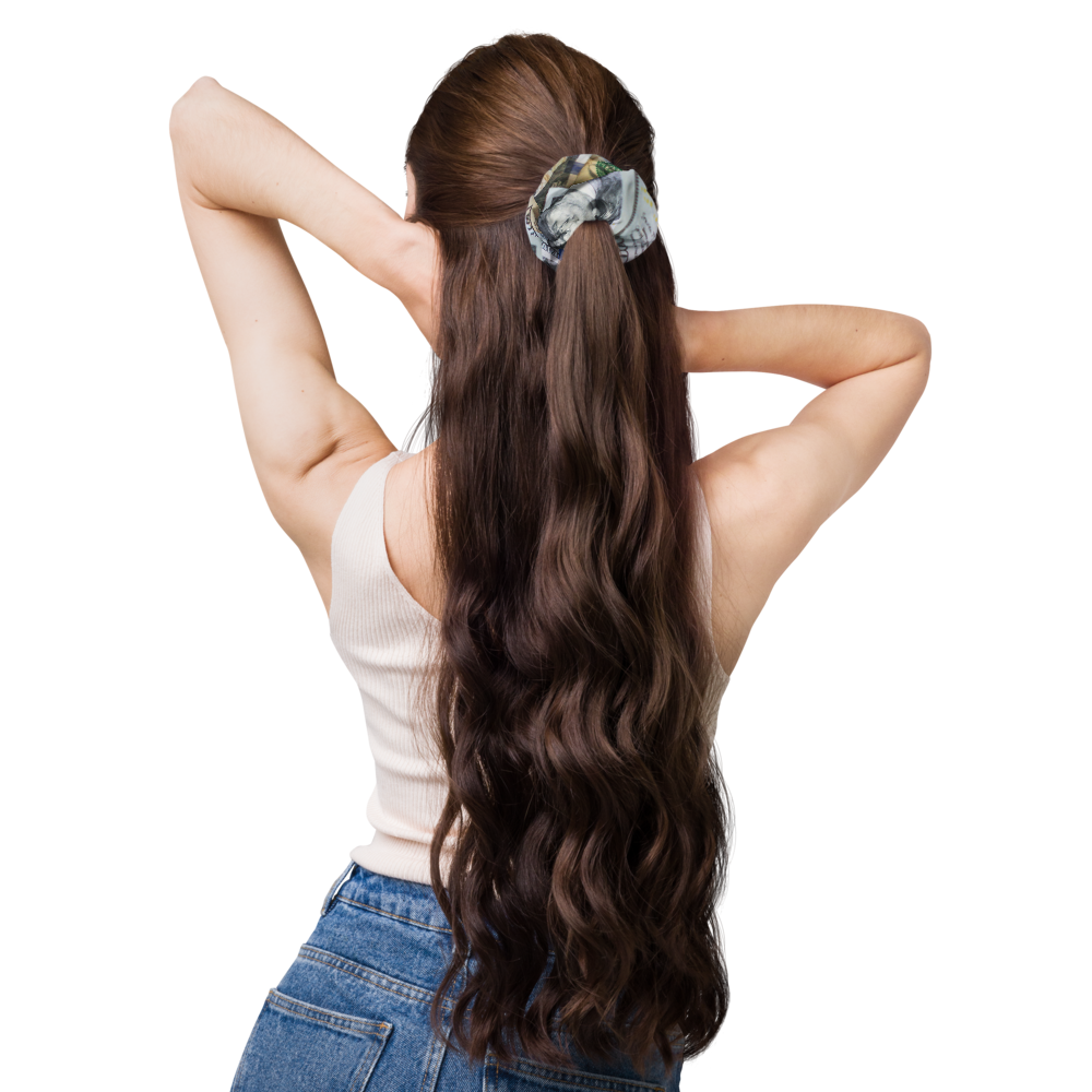 Benjamins Money Print Scrunchie