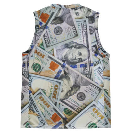 Benjamin Buckets - Money Print Recycled Basketball Jersey