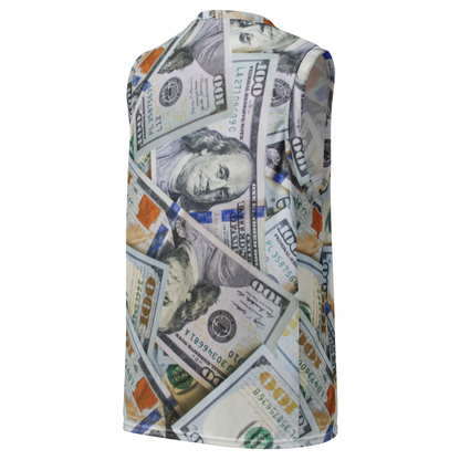 Benjamin Buckets - Money Print Recycled Basketball Jersey