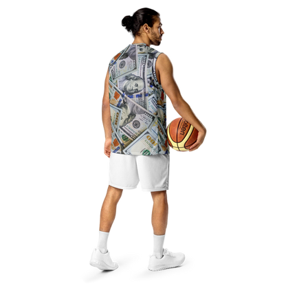 Benjamin Buckets - Money Print Recycled Basketball Jersey