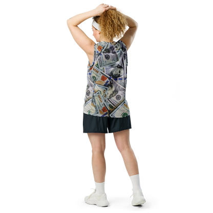 Benjamin Buckets - Money Print Recycled Basketball Jersey