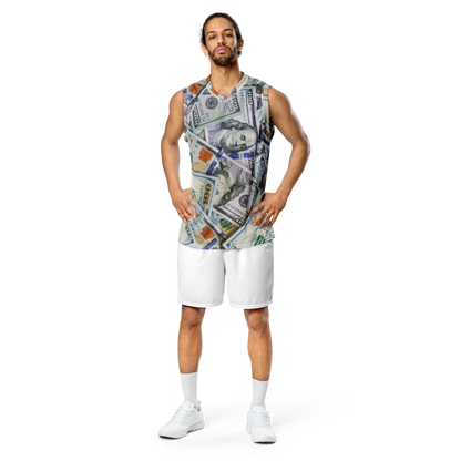 Benjamin Buckets - Money Print Recycled Basketball Jersey