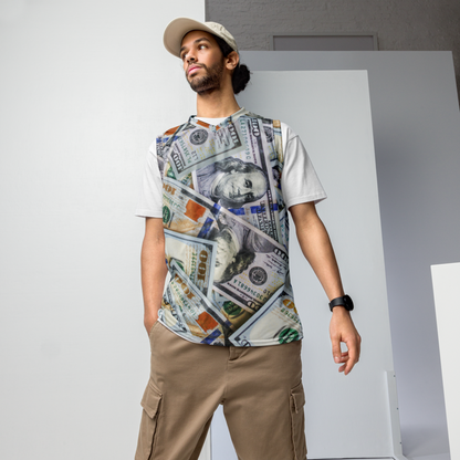 Benjamin Buckets - Money Print Recycled Basketball Jersey