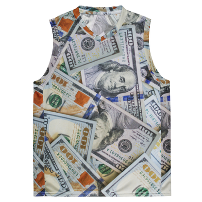 Benjamin Buckets - Money Print Recycled Basketball Jersey