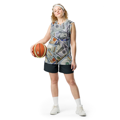 Benjamin Buckets - Money Print Recycled Basketball Jersey